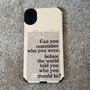 Amazon Beige Inspirational Quote Phone Case